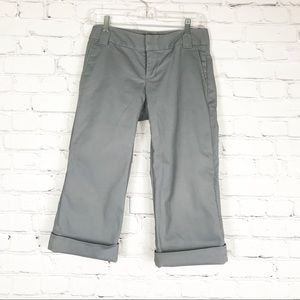 Grey Banana Republic Capri Stretch Pants